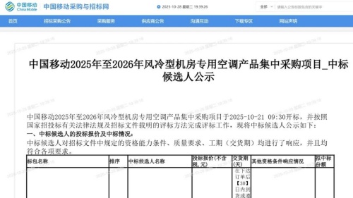 11.13億！超大空調(diào)集采單結(jié)果出爐